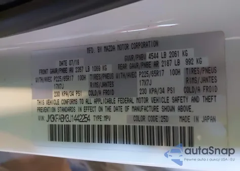 2018 Mazda Cx-5 Sport from USA, damaged, VIN JM3KFABM3J1442254